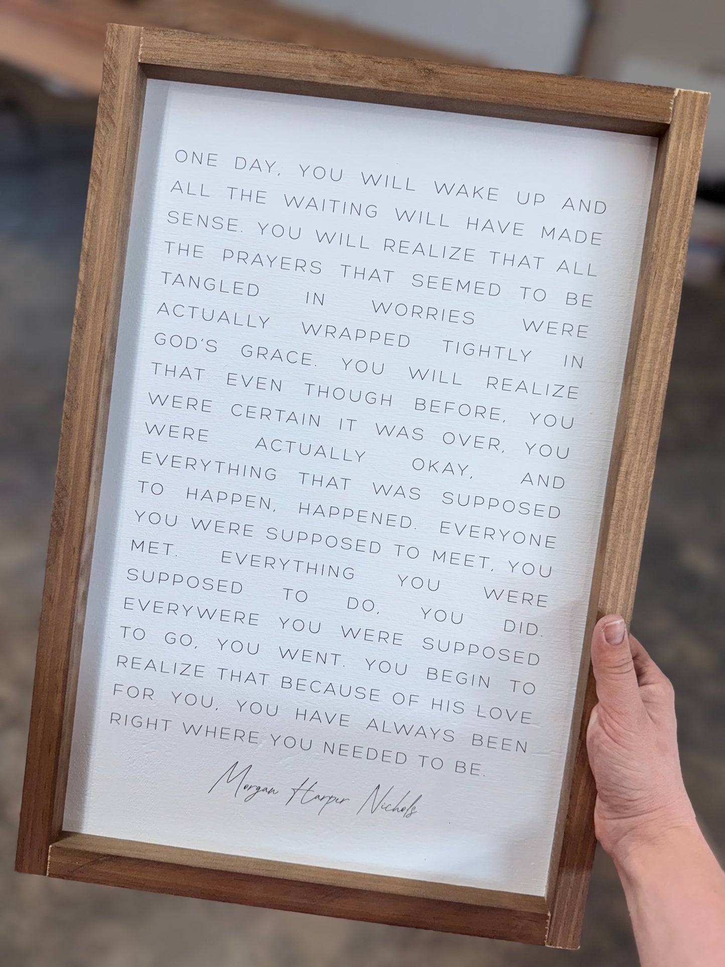One Day You Will Wake Up