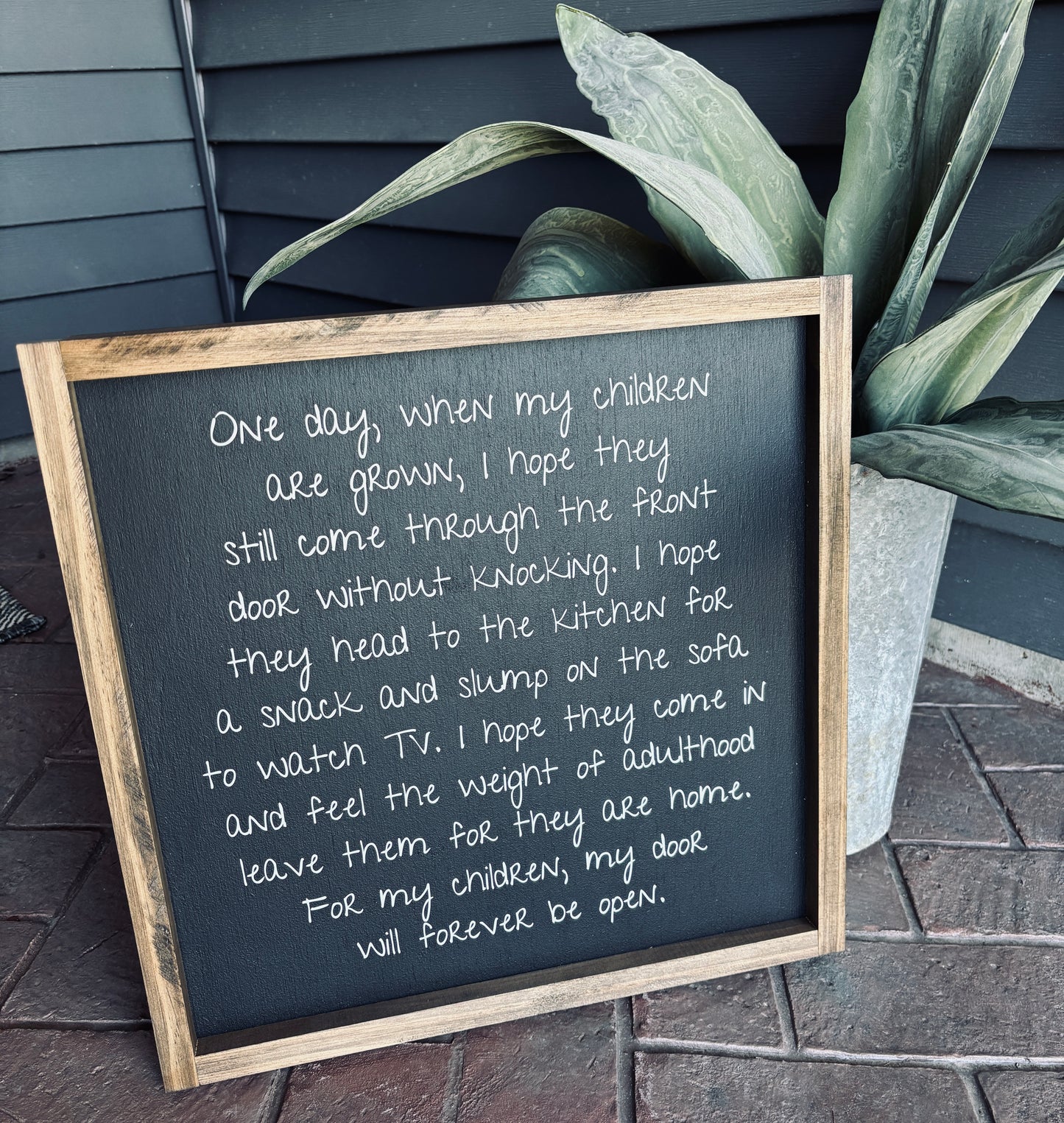 One Day When My Children Are Grown