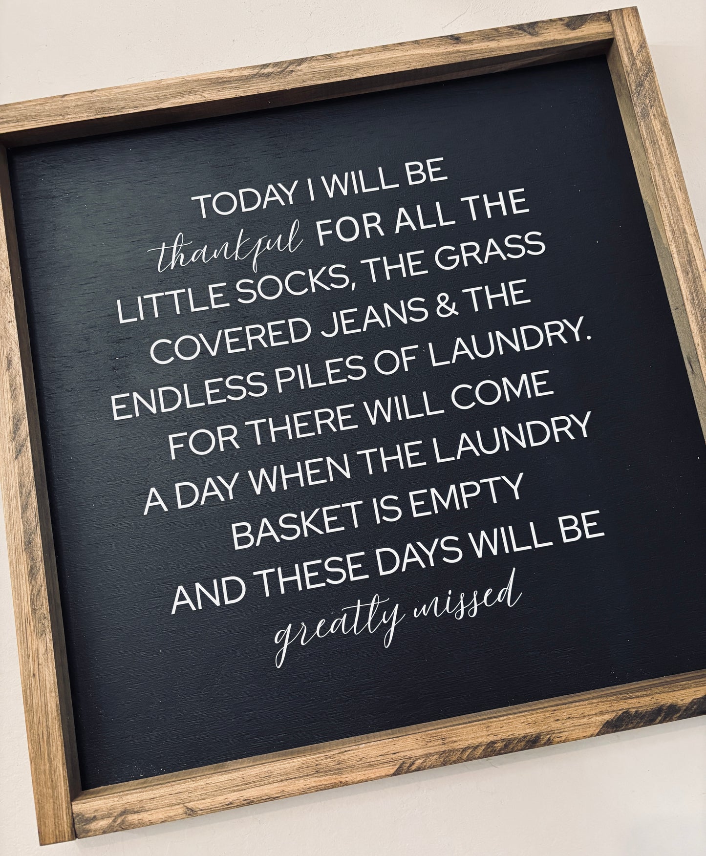 Today I Will Be Thankful