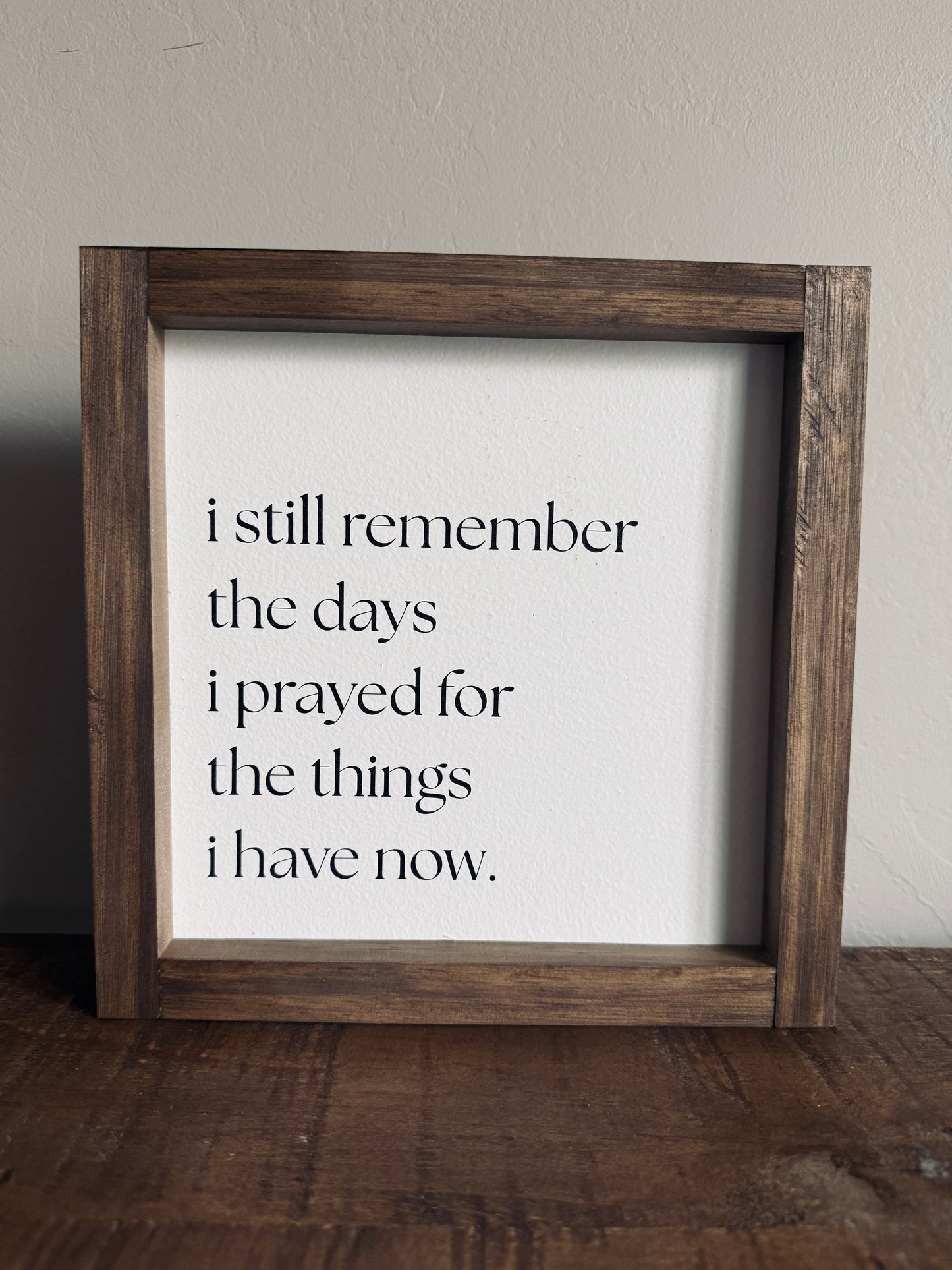 I Still Remember the Days