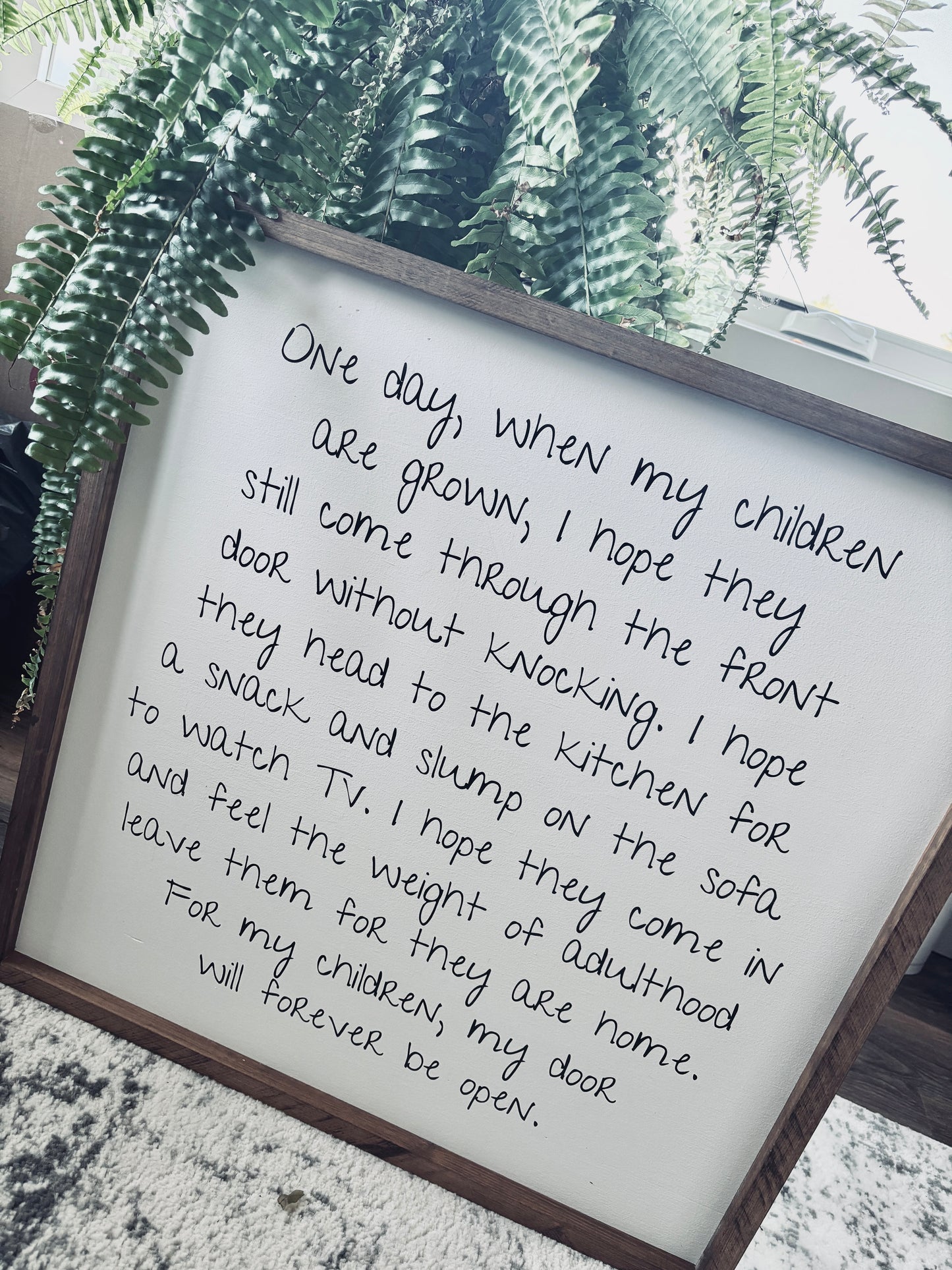 One Day When My Children Are Grown