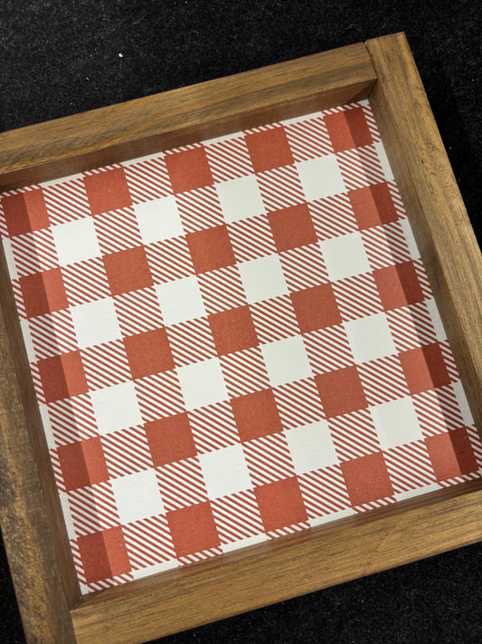 Orange Plaid
