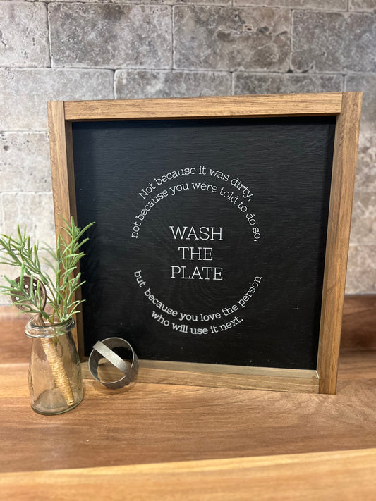 Wash the Plate
