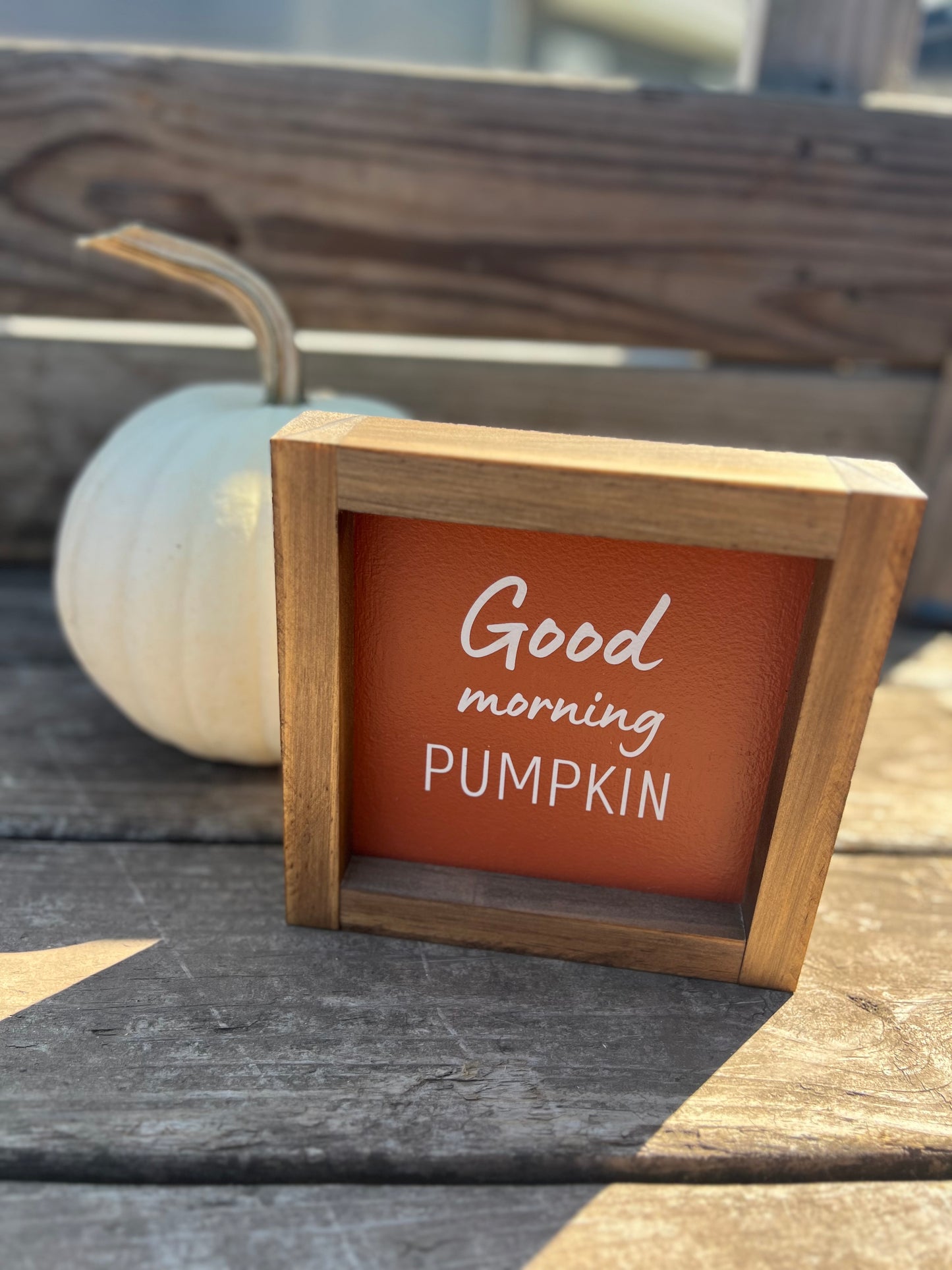 Good Morning Pumpkin