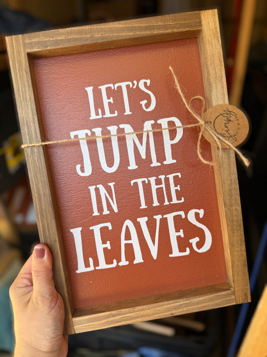 Let's Jump in the Leaves