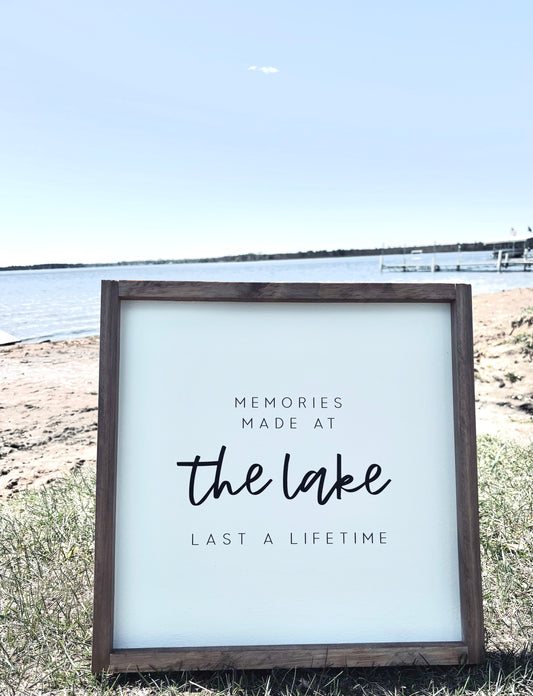 Memories Made At the Lake