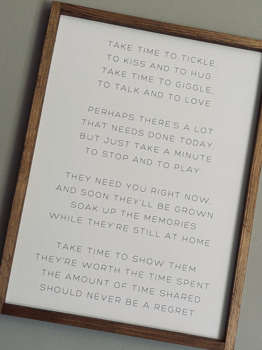 Take Time to Tickle