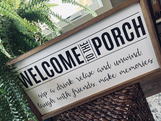 Welcome to the Porch